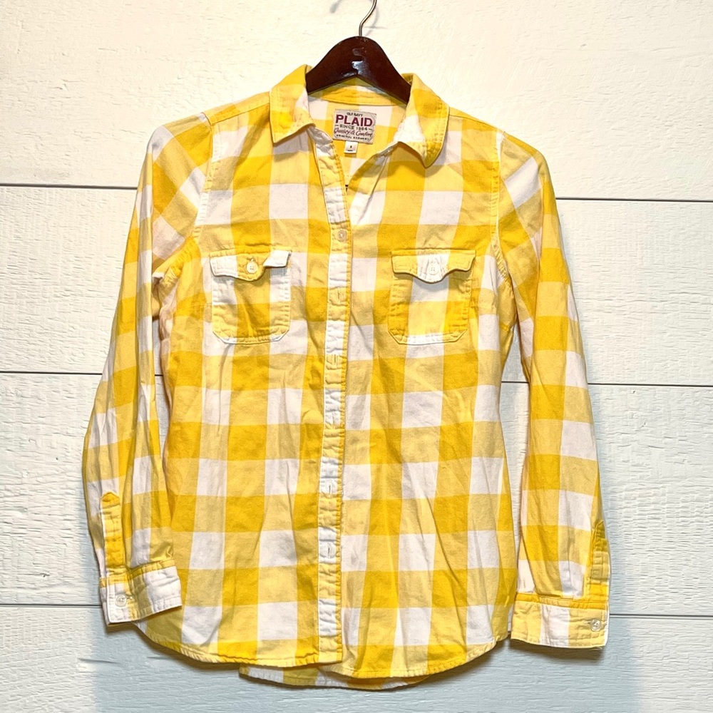 Plaid flannel button down